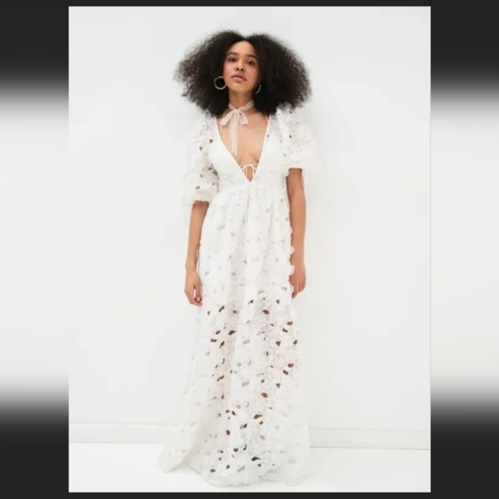 For Love & Lemons Leighton maxi dress FREE PEOPLE COLAB
